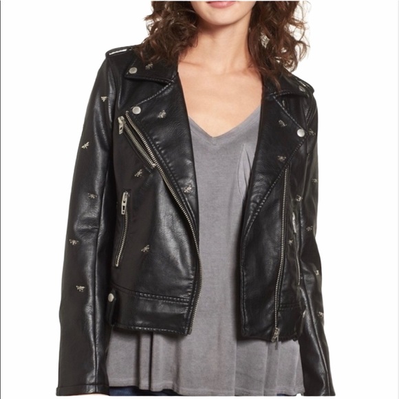 BlankNYC Dragonfly Stud Moto Jacket​ - Picture 6 of 9